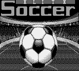 Elite Soccer Title Screen